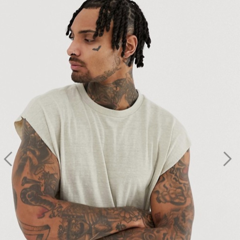 ASOS Another Influence Cap Sleeve Tank Top